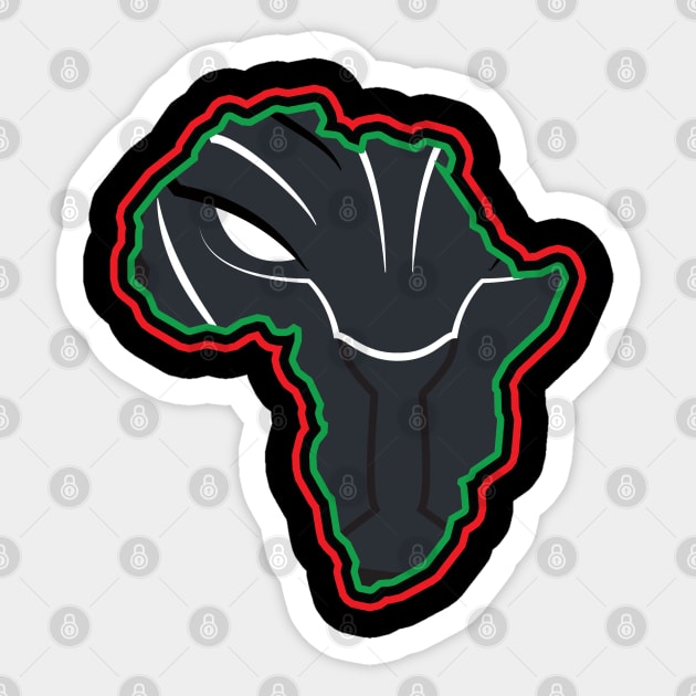 African Black Panther Sticker by ForbiddenMonster